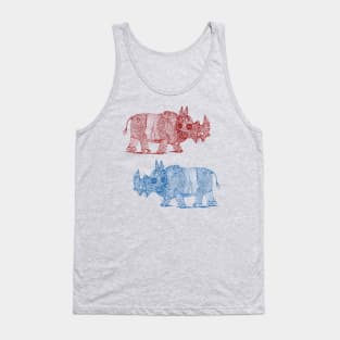 Two Rhinos with a handicap Tank Top